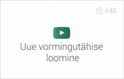 Exceli alg- ja kesktaseme koolituse e-kursuse alateema 'Andmete sisestamine ja lahtrite vormingud' video 'Uue vormingutähise loomine'. Autor: Asko Uri, KehaMeeleKool / Kasulik Koolitus