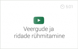 Exceli alg- ja kesktaseme koolituse e-kursuse alateema 'Toimingud veergude, ridade ja lahtritega' video 'Veergude ja ridade rühmitamine'. Autor: Asko Uri, KehaMeeleKool / Kasulik Koolitus