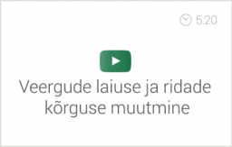 Exceli alg- ja kesktaseme koolituse e-kursuse alateema 'Andmete sisestamine ja lahtrite vormingud' video 'Veergude laiuse ja ridade kõrguse muutmine'. Autor: Asko Uri, KehaMeeleKool / Kasulik Koolitus