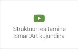 Struktuuri esitamine SmartArt kujundina