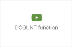 Excel Advanced Course, video from topic 'DSUM, DAVERAGE, DCOUNT(A) functions': 'DCOUNT function', Excel training, Excel e-course, Kasulik Koolitus, Asko Uri, computer training