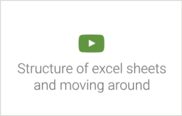 Excel Basic Course, video from topic 'Excel spreadsheet': 'Structure of excel sheets and moving around', Excel training, Excel e-course, Kasulik Koolitus, Asko Uri, computer training