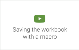 Excel Macros Course, Title: 'Saving the workbook with a macro'; Macros, Excel Training, Excel Course, Kasulik Koolitus, Asko Uri