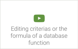 Excel Advanced Course, video from topic 'DSUM, DAVERAGE, DCOUNT(A) functions': 'Editing criterias or the formula of a database function', Excel training, Excel e-course, Kasulik Koolitus, Asko Uri, computer training